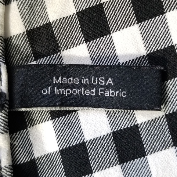 Theory Women's Black White Gingham Check Cropped Pants Sz.‎ 4 - Picture 9 of 9